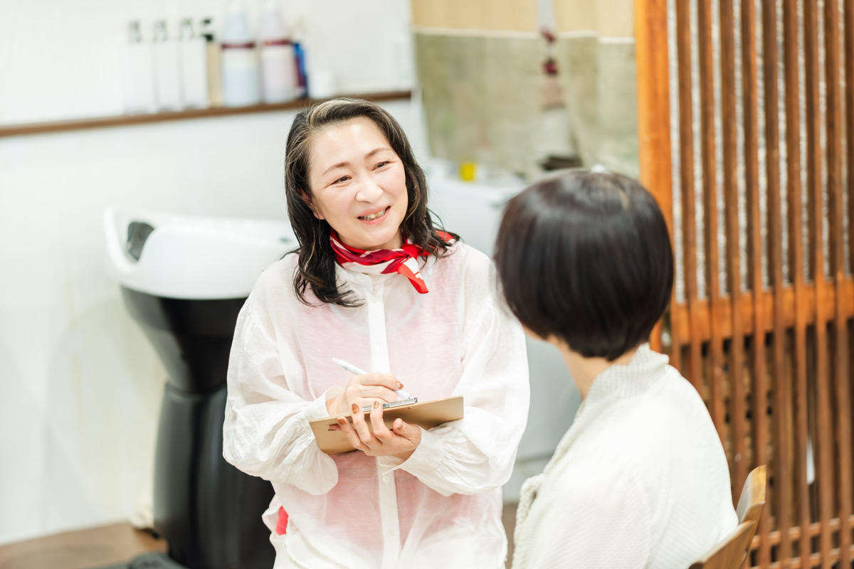 山形市城北町で人気の美容室・美容院ならHairSalonぶるーむへ!霞城公園近く