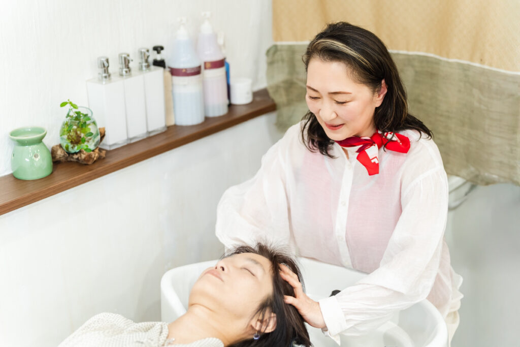 山形市城北町で人気の美容室・美容院ならHairSalonぶるーむへ!霞城公園近く